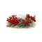 Melrose 17" Frosted Pine and Berries Christmas Candle Ring